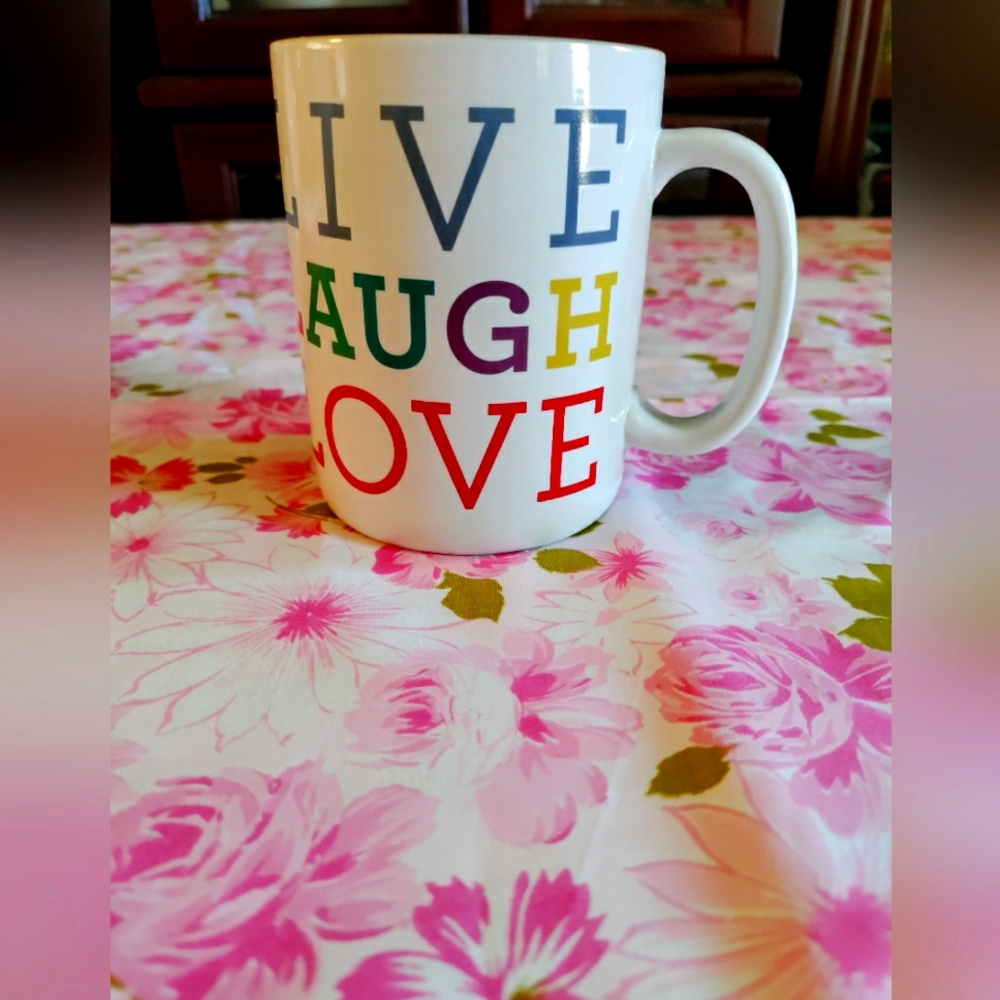 Live Laugh Love Multicolor Mug